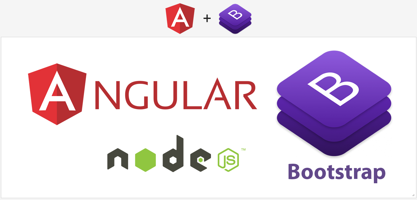 Single Page App Angular 5 Bootstrap 4 Node Js
